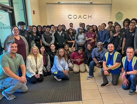 CIS of Jacksonville Hope = Success students tour the Jacksonville Coach Distribution Center